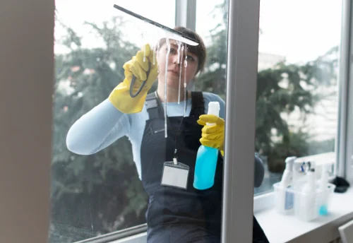 Nettoyage de vitres intérieures et extérieures au Passage